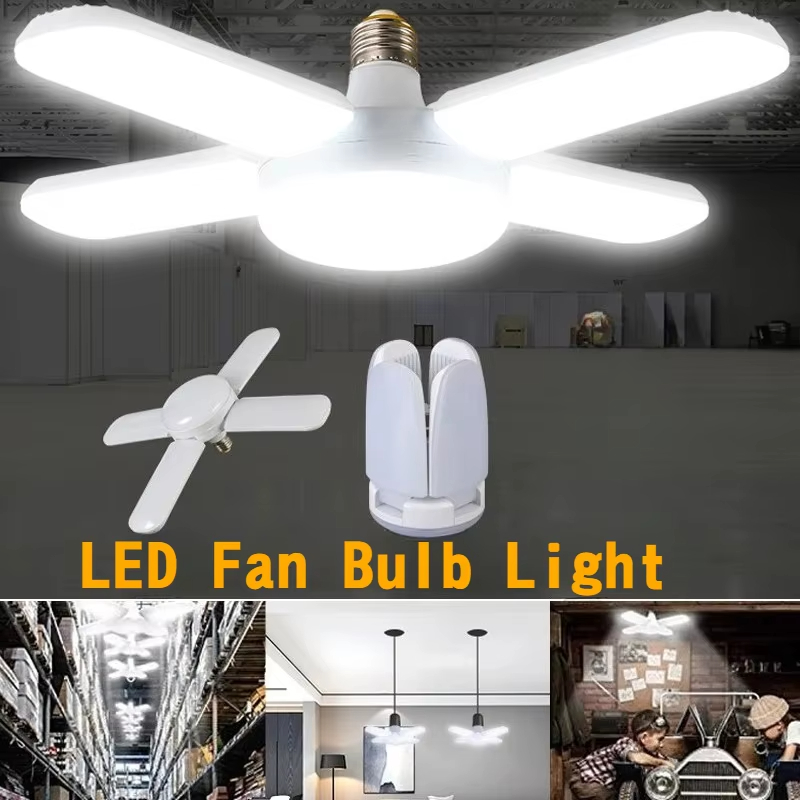 Garage Lighting Decor - 28W Fan Shape LED Bulb E27