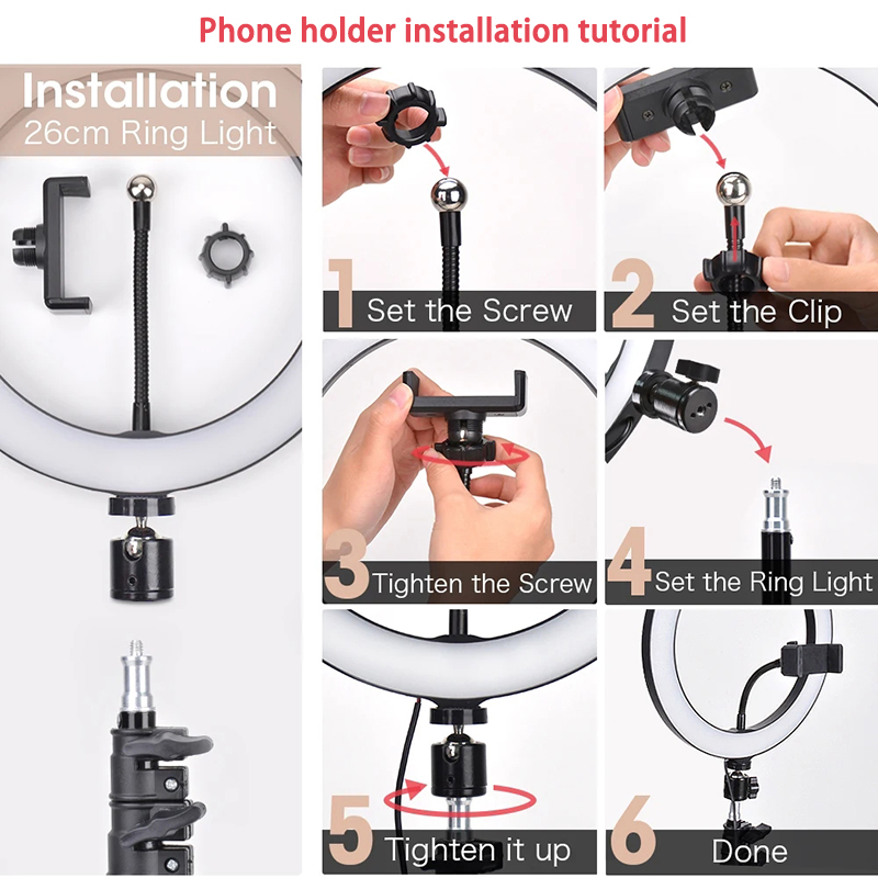 16/26/33cm Selfie Ring Light P - đánh giá và giá Lighting Gallery
