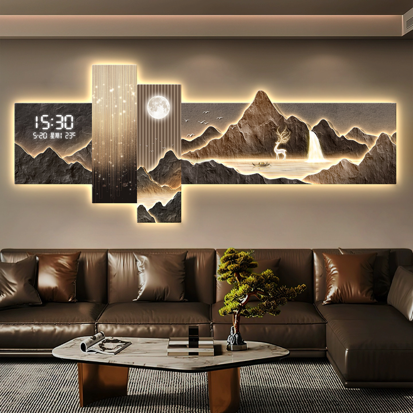 Modern Led Living Room Decorat - đánh giá và giá Lighting Decoration On Wall