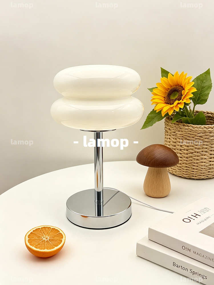 Bauhaus Cream‑Globe Table Lamp - đánh giá và giá Lighting Decor For Room