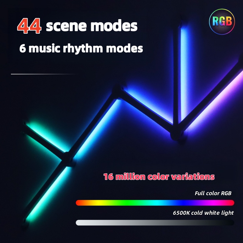 New Free Splicing DIY RGB Colo - đánh giá và giá Lighting Decoration On Wall