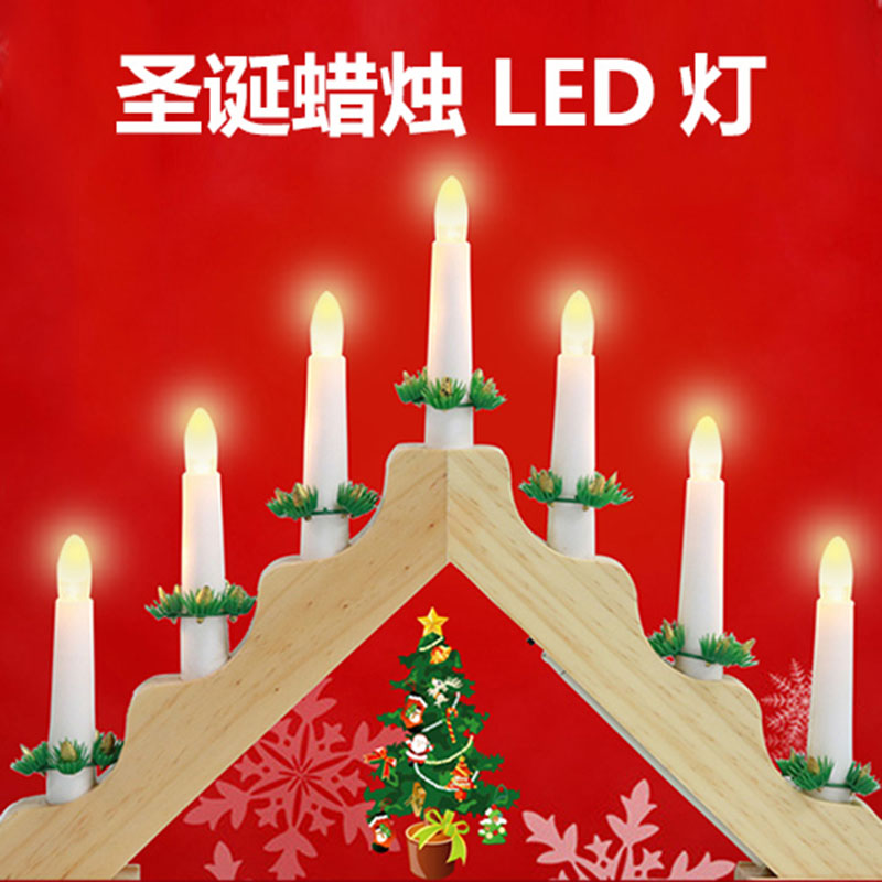 Christmas wooden candle arch l - đánh giá và giá Lighting Decor Woodbridge