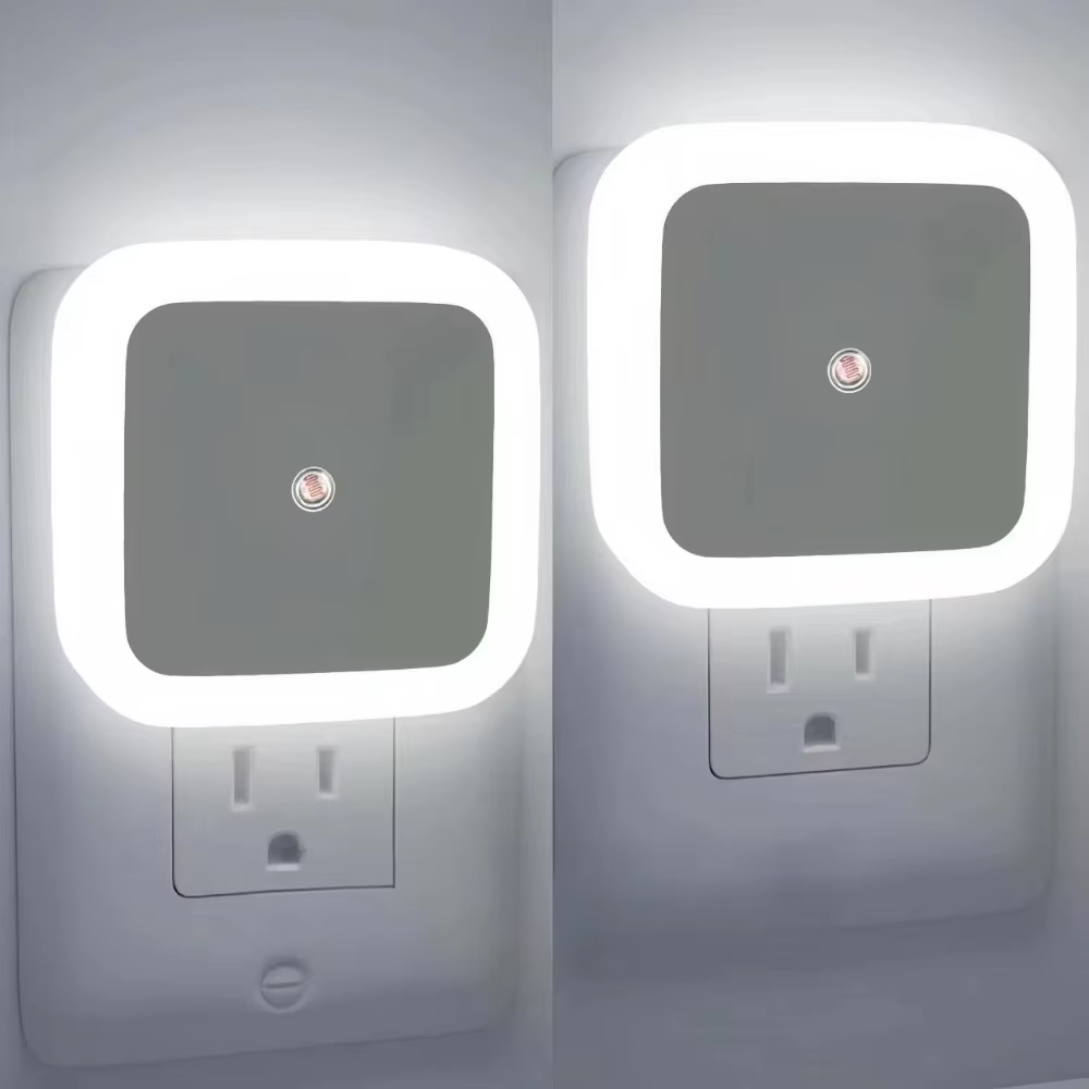 LED Wall Plug Light Sensor Dus - đánh giá và giá Garage Lighting Decor