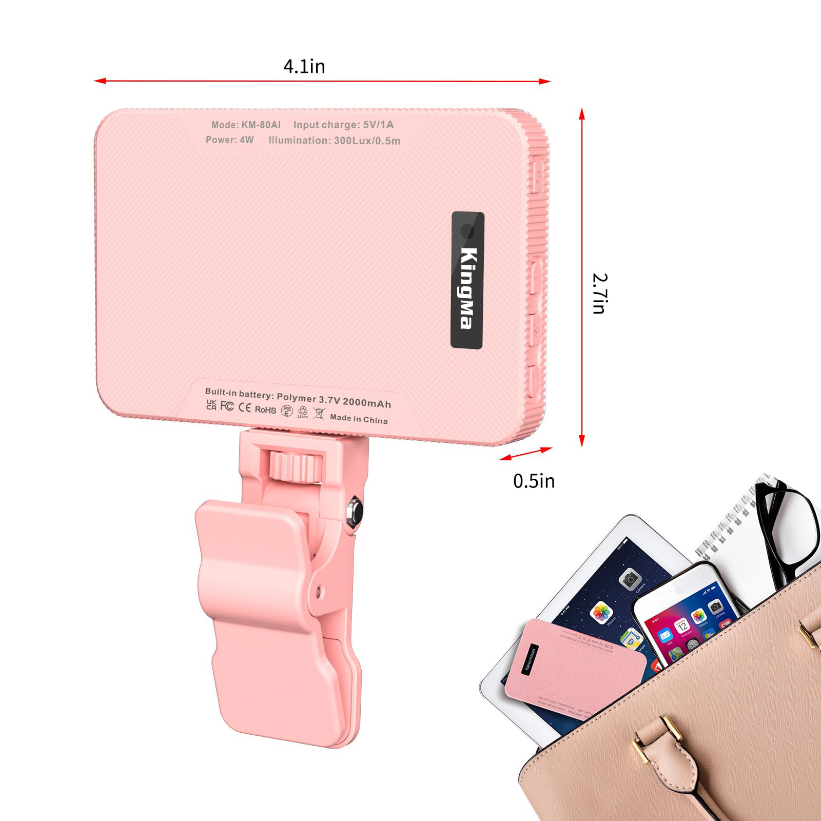King Ma Pink Rechargeable Self - đánh giá và giá Lighting Gallery