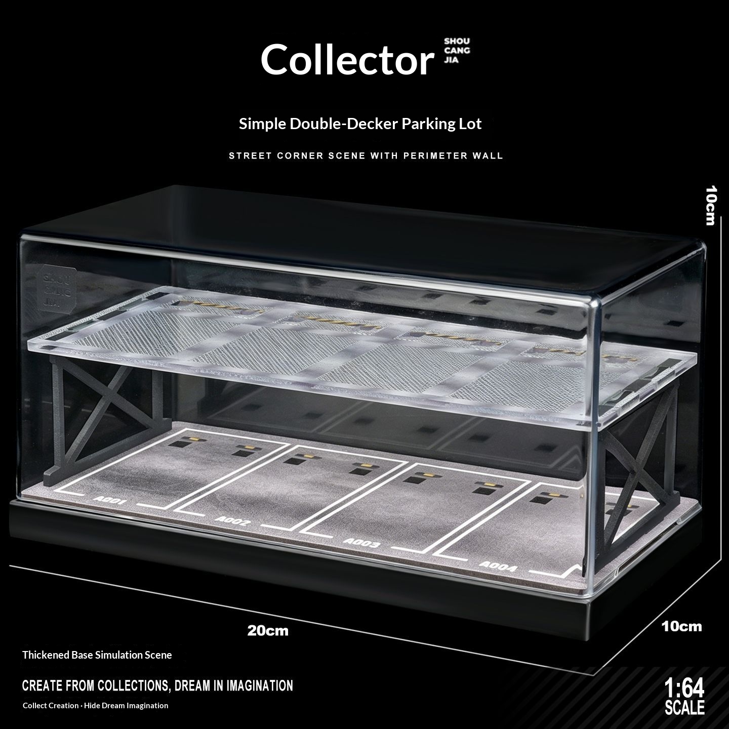 Collector 1:64 Scale Two-Story - đánh giá và giá Garage Lighting Decor