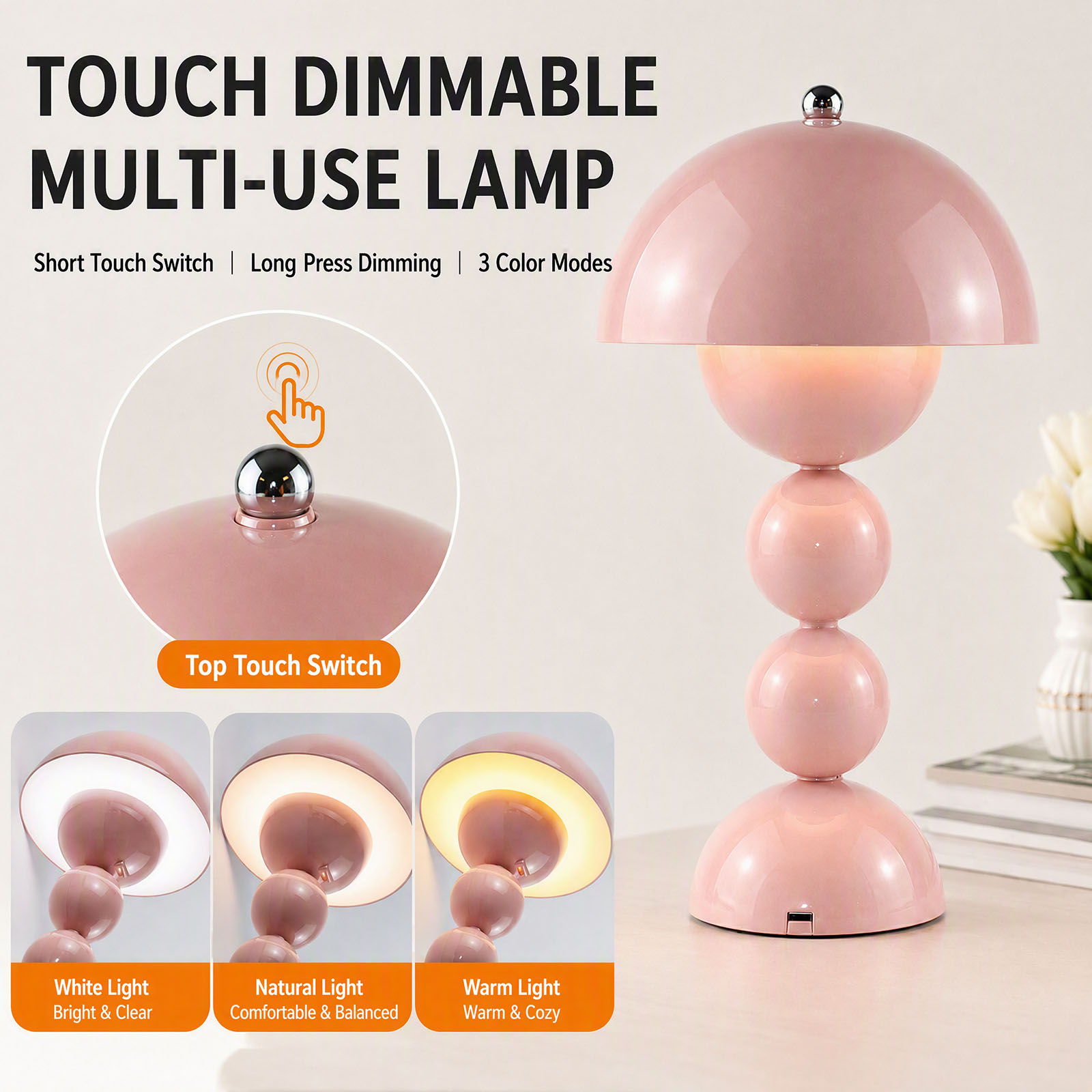 Vintage Mushroom Table Lamp US - đánh giá và giá Mushroom Table Lamp