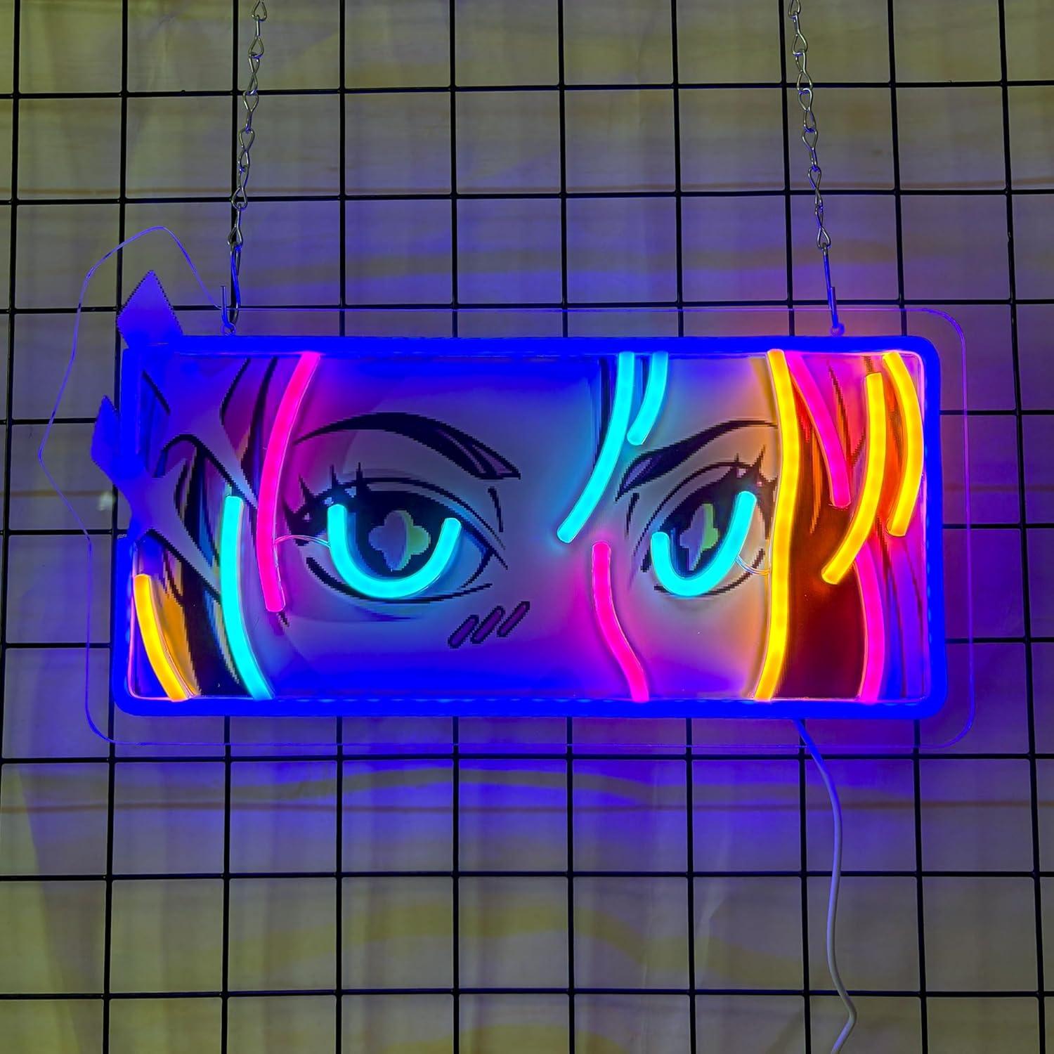 Passionate Eyes Neon Sign USB  - đánh giá và giá Garage Lighting Decor