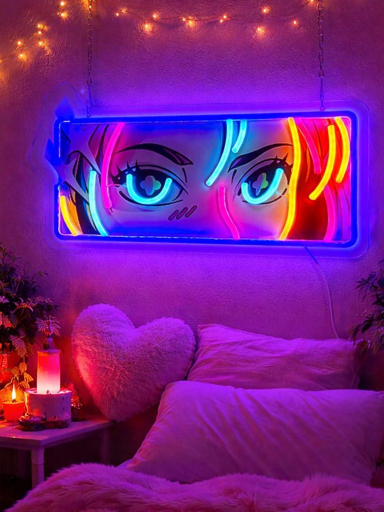 Passionate Eyes Neon Sign USB  - đánh giá và giá Garage Lighting Decor