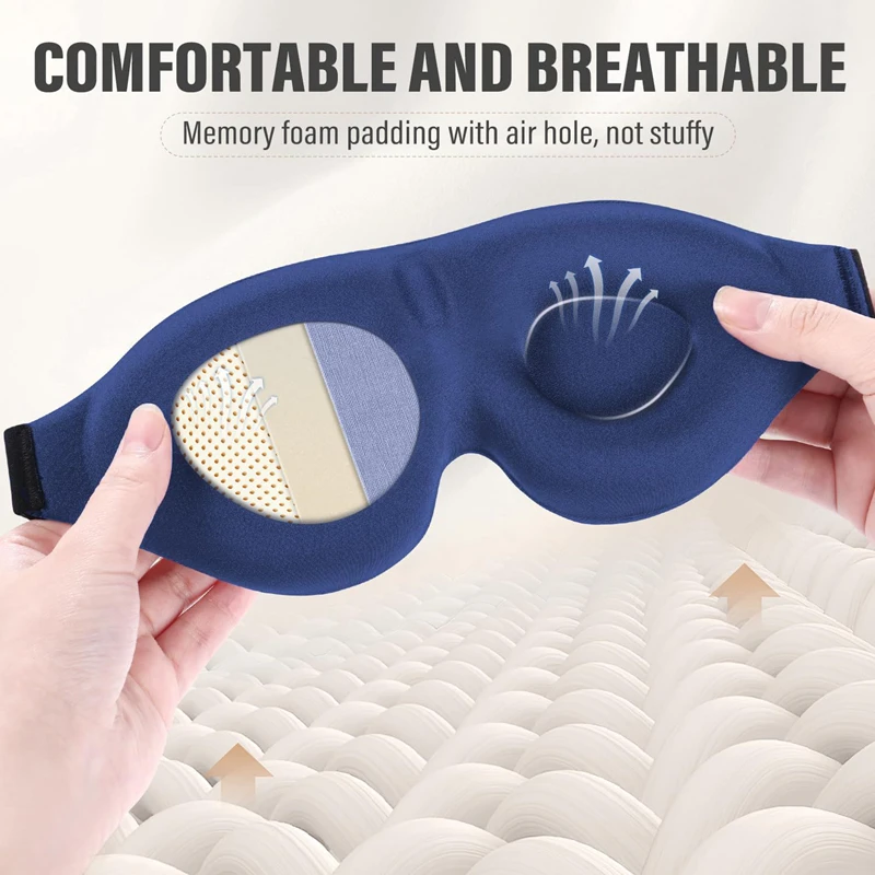 3D Night Sleep Eye Mask Breath - đánh giá và giá Home Lighting & Decor St Catharines On