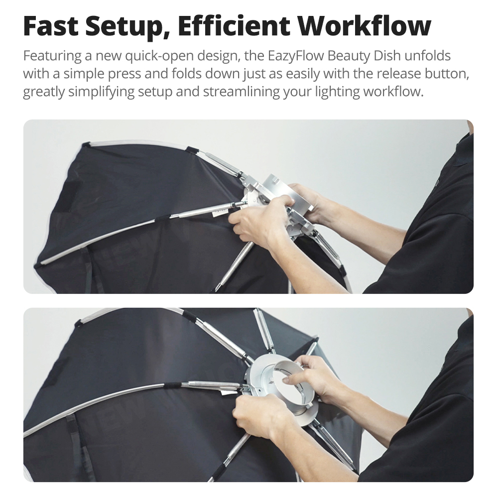 New Godox EazyFlow Beauty Dish - đánh giá và giá Lighting Gallery