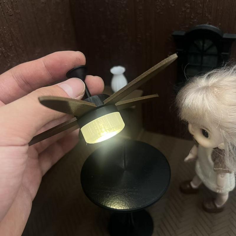 Miniature Ceiling Fan with LED - đánh giá và giá Lighting Gallery