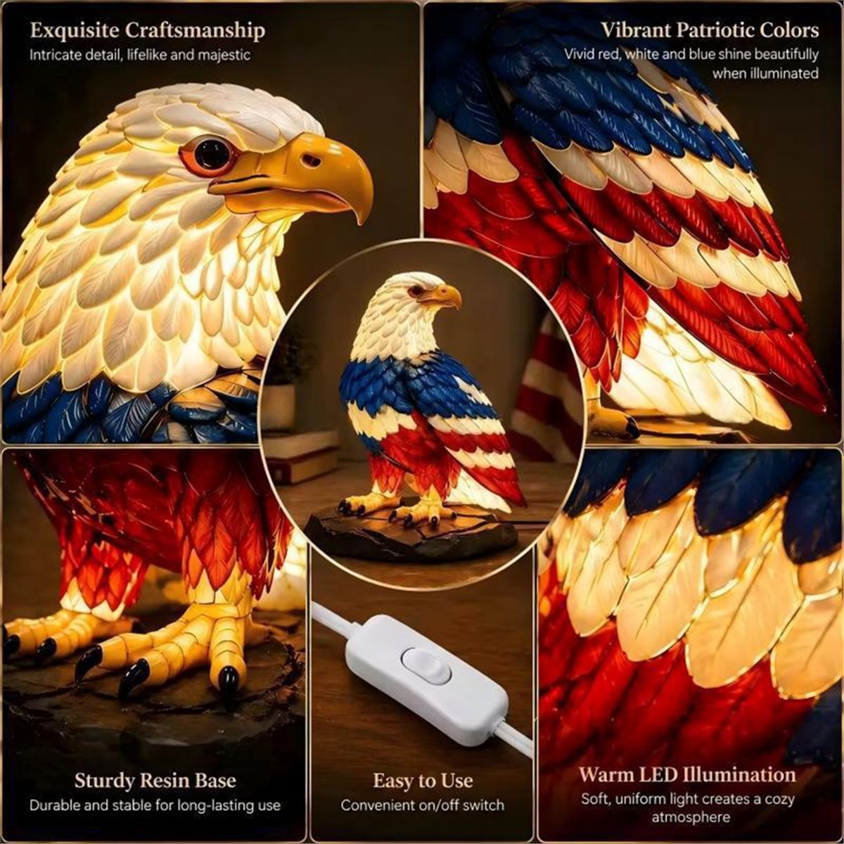 PHONE&GEAR Eagle Resin Table L - đánh giá và giá Home Decor Lighting Manufacturer